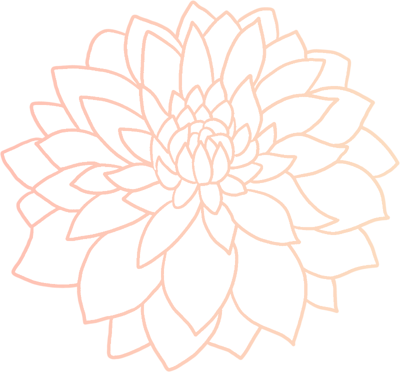 flower-outline-rosegold